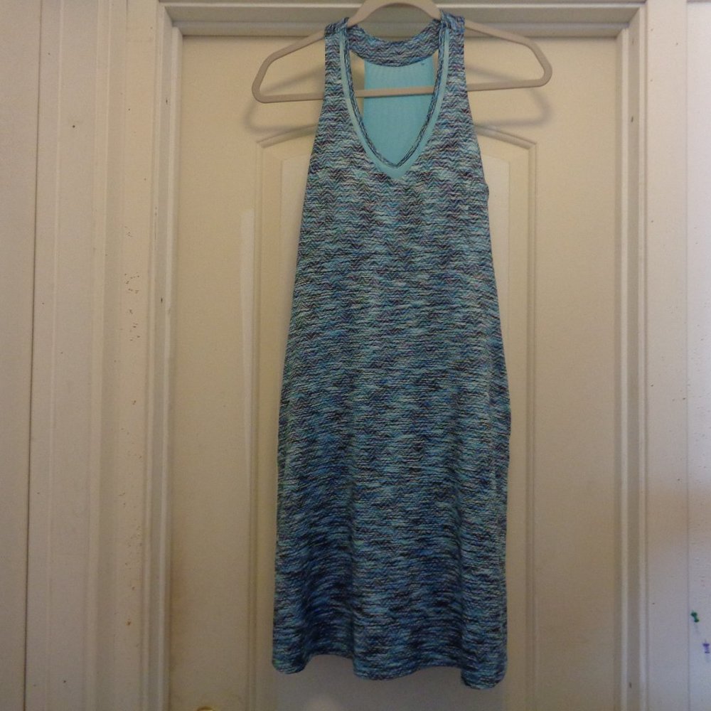 ACTIVEWEAR GORPCORE MPG ATHLETIC BLUES KNIT DRESS S/CHICO